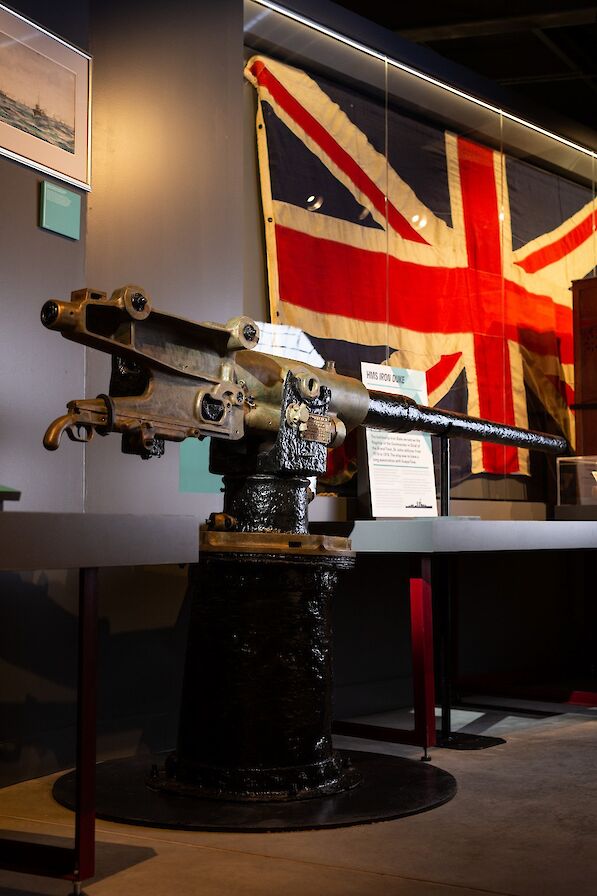 Inside the Scapa Flow Museum, Orkney