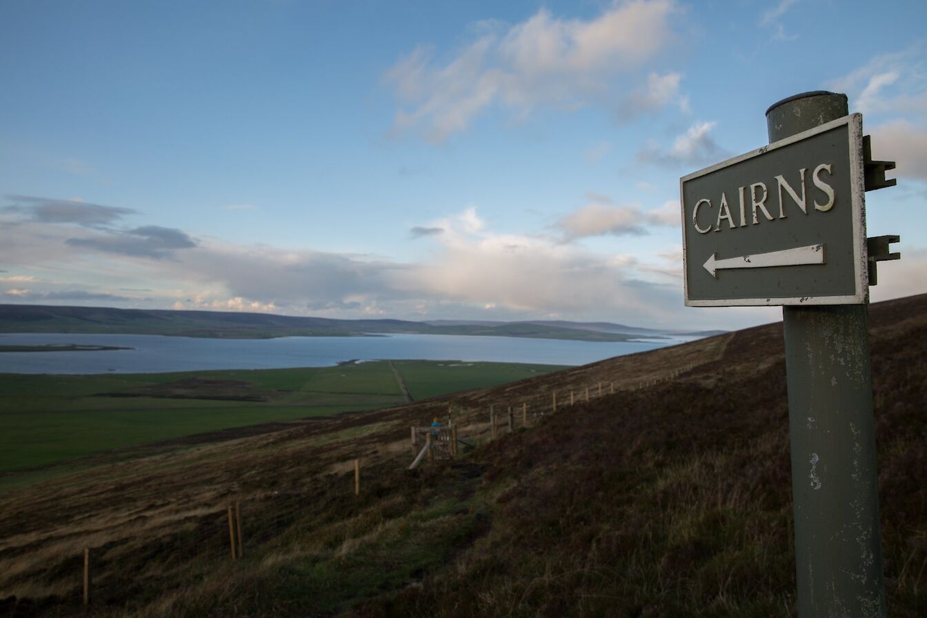 Path to the Wideford Hill Cairn, Orkney