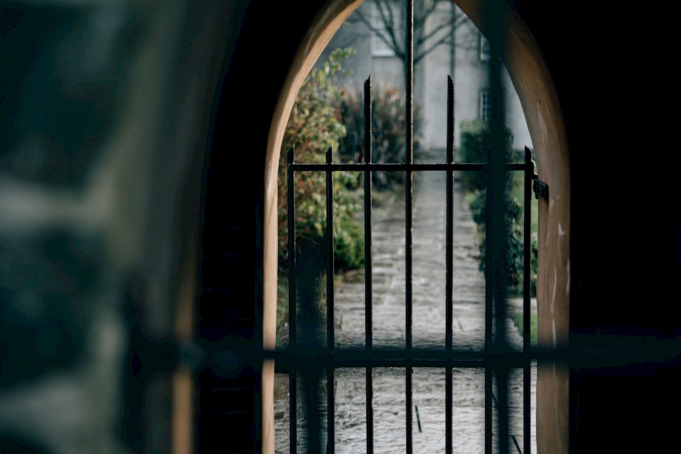 View through the Groatie Hoose, Kirkwall