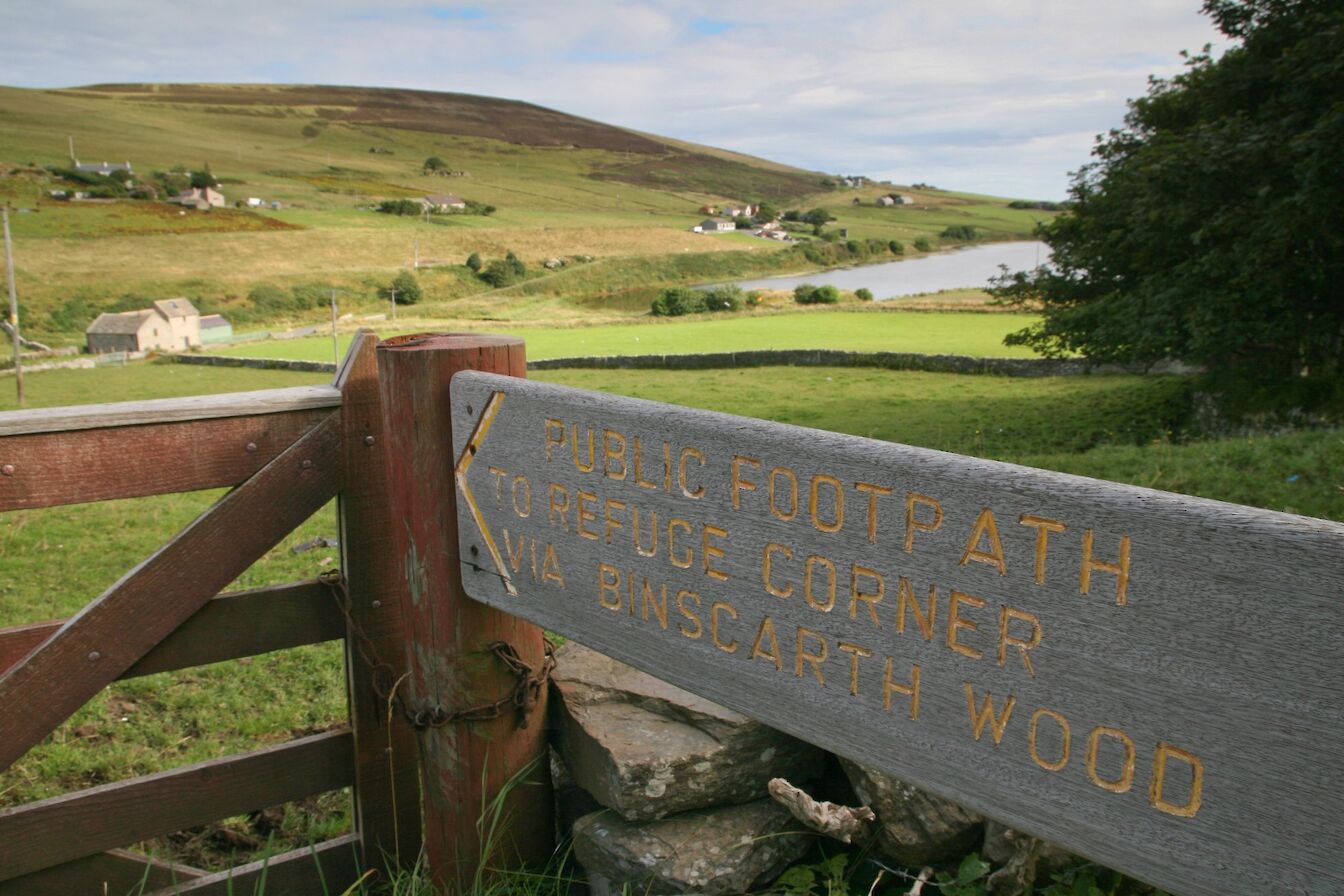 The path to Binscarth, Firth