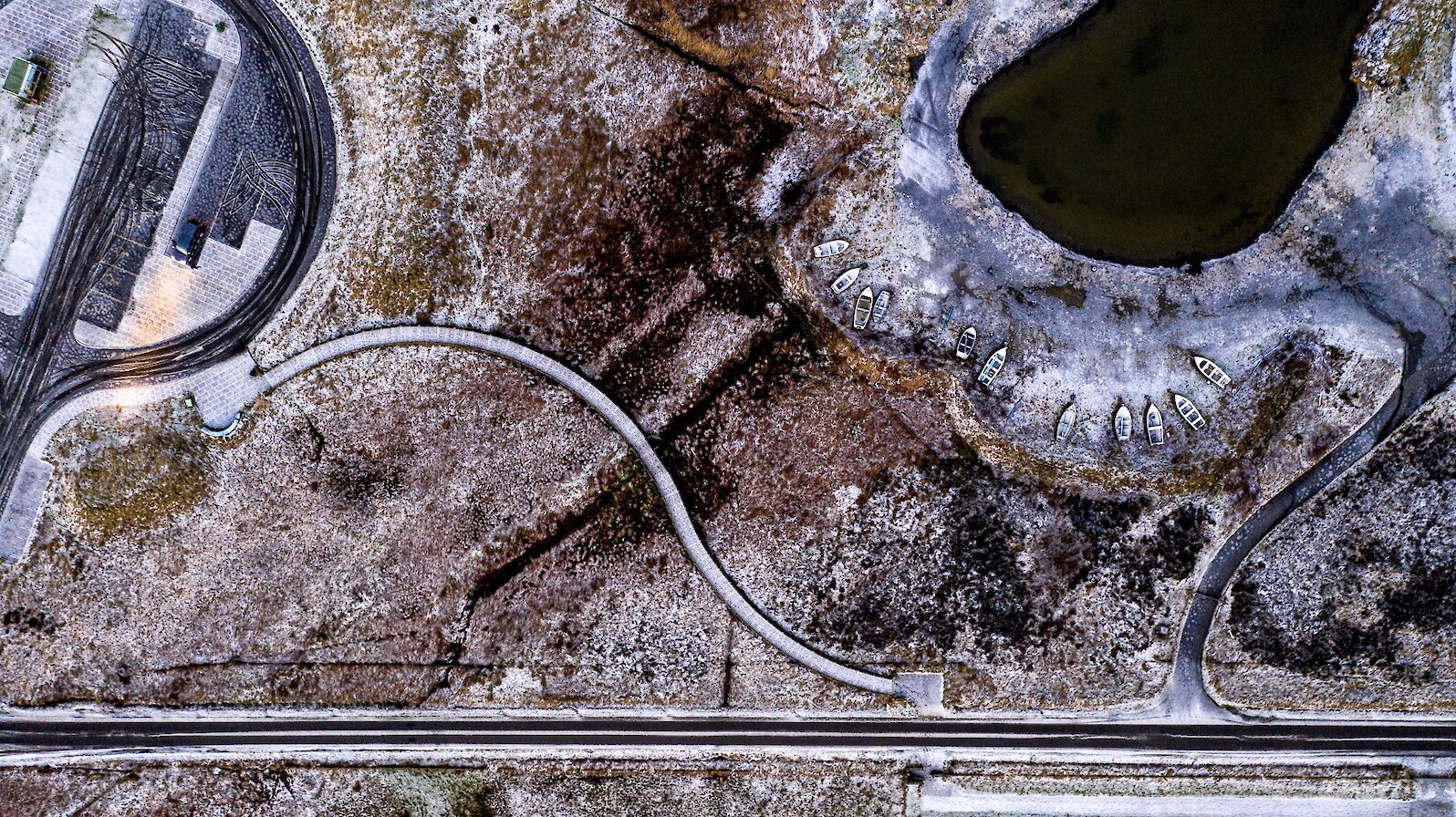 Curves in the Orkney landscape - image by Andras Farkas