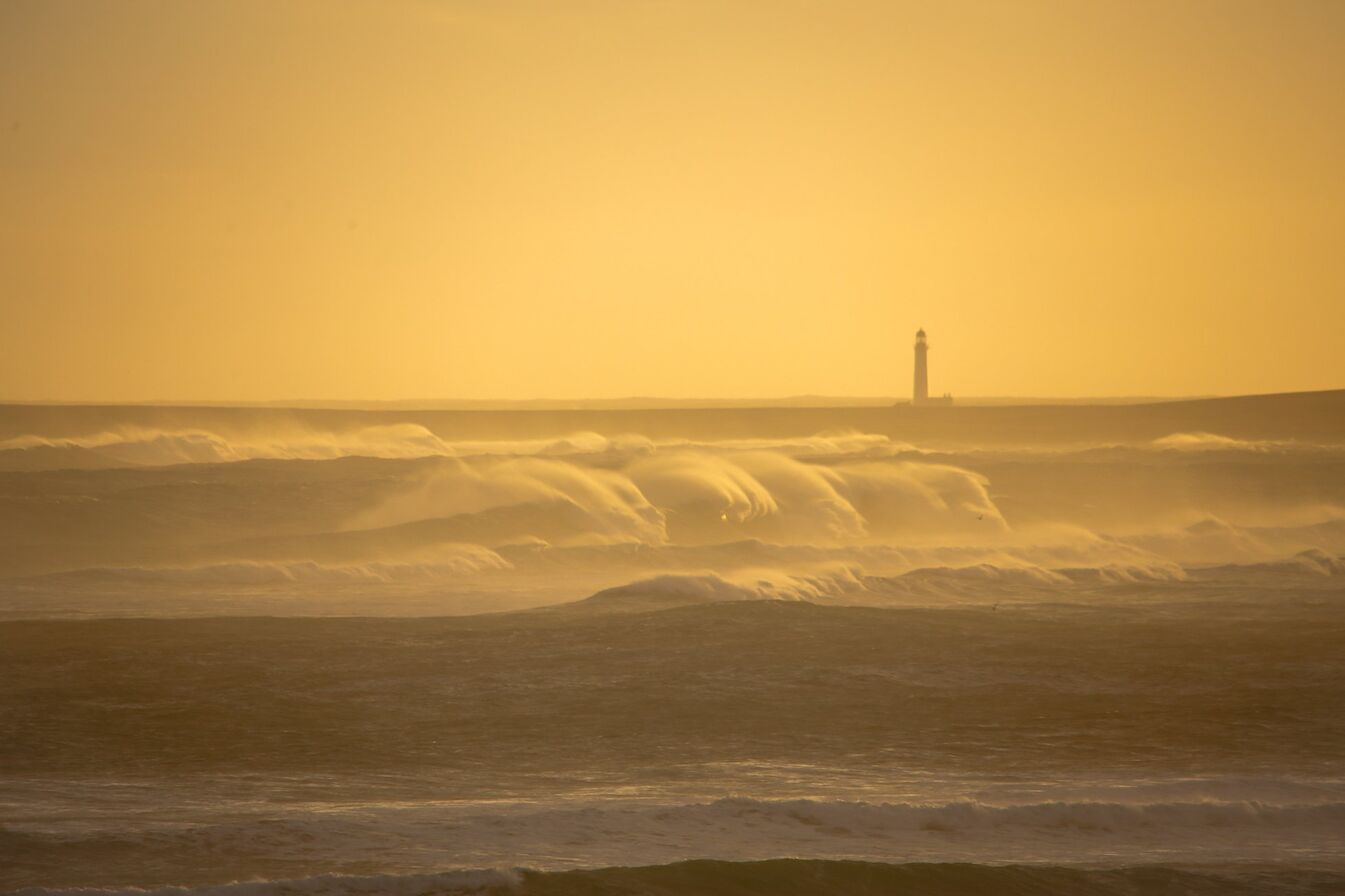 Stormy seas in Stronsay - image by Iain Johnston