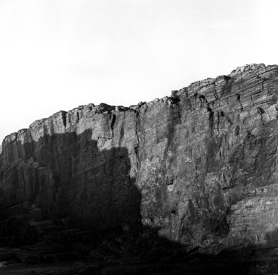 Cragged shadows, Yesnaby - image by Sarah Wylie