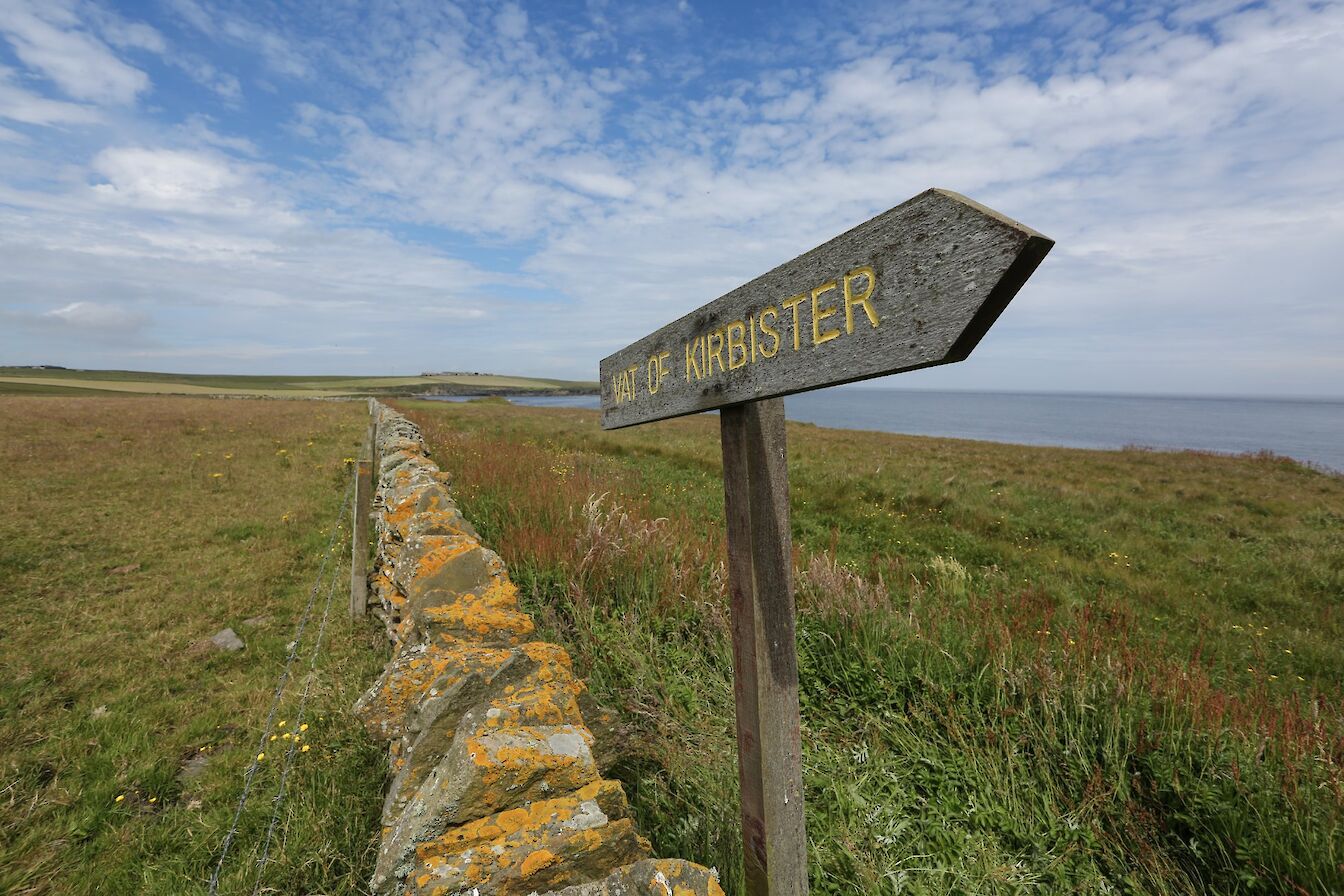 En-route to the Vat of Kirbister, Orkney