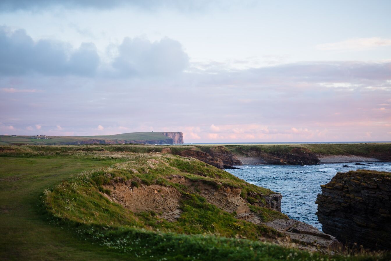 The coastline at Skiba Geo, Orkney