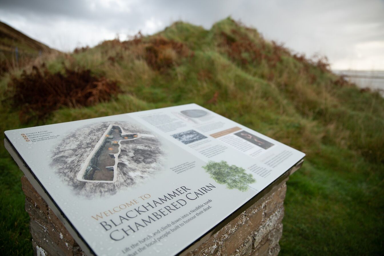 Blackhammer Chambered Cairn, Rousay