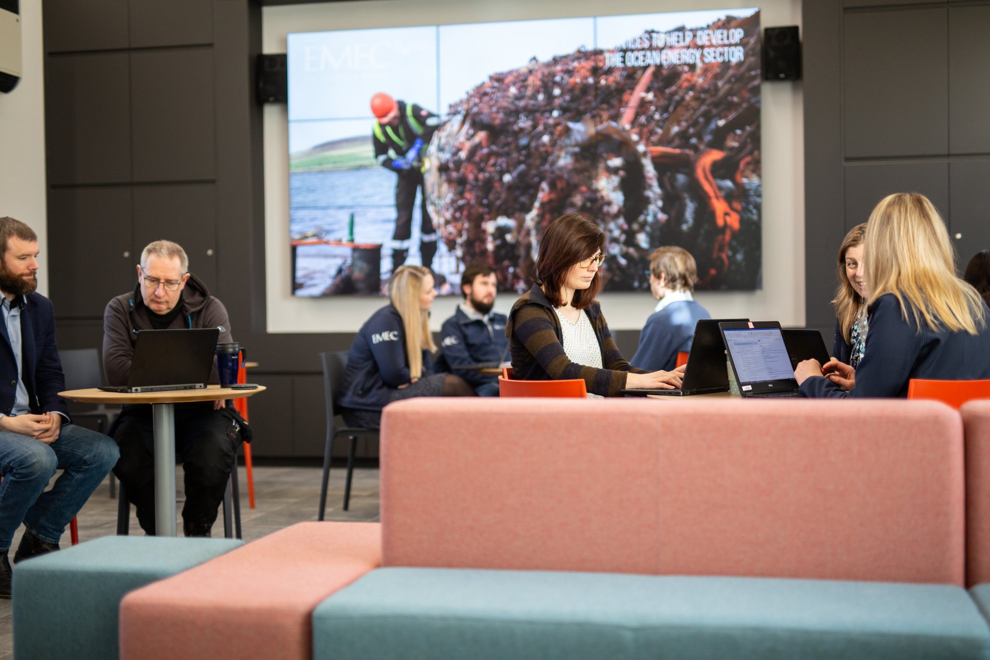 Some of the spaces available to hire at the Orkney Research & Innovation Campus