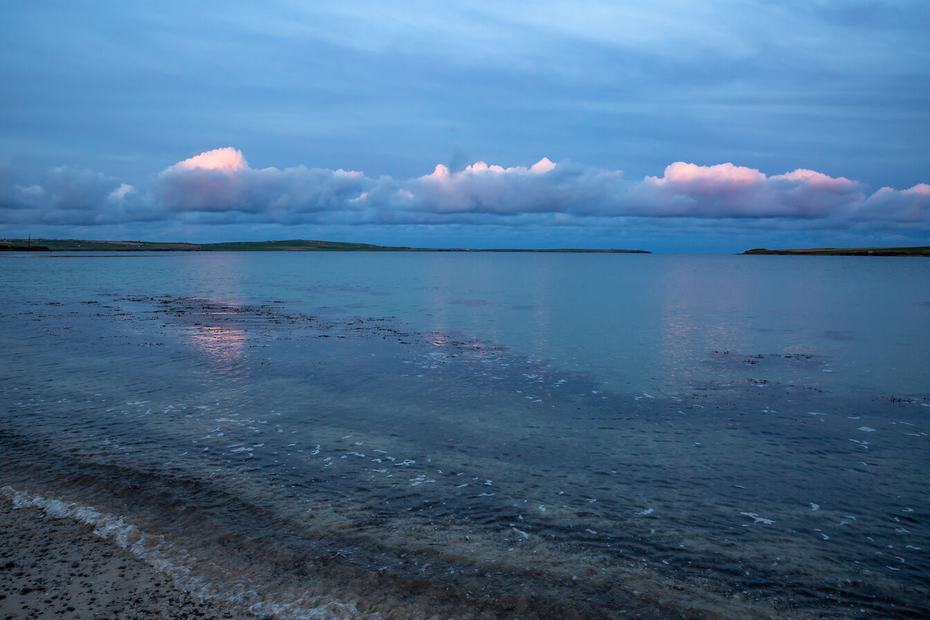 Glimps Holm at sunset, Orkney - image by Dawn Underhill