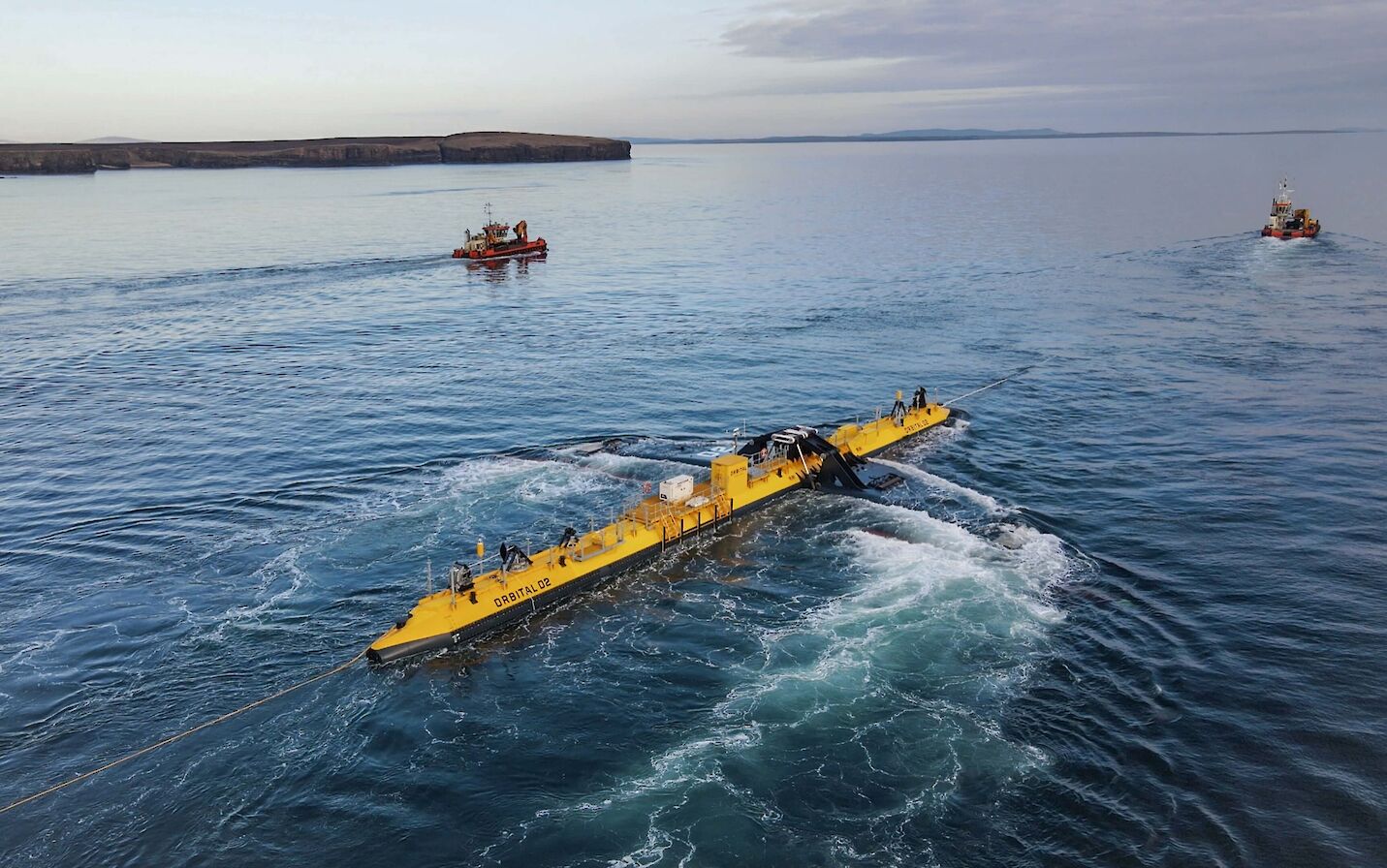 Orbital O2 tidal turbine - image by Orbital Marine Power