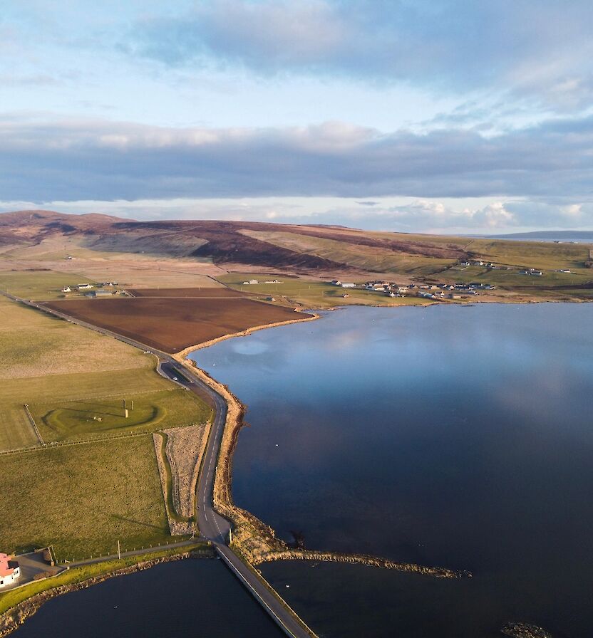 View over the Standing Stones of Stenness, Orkney - image by Laura Cogle