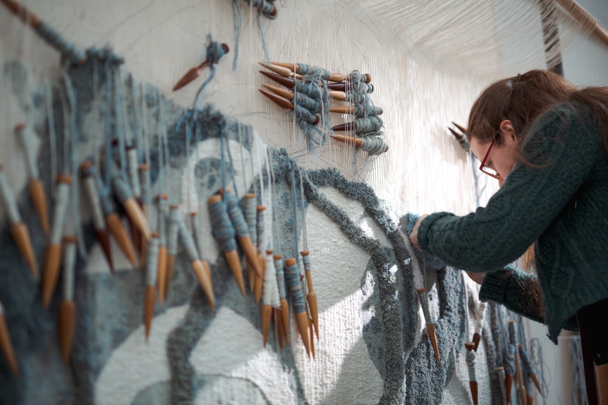 Getting ready: Hoxa Tapestry Gallery | Orkney.com