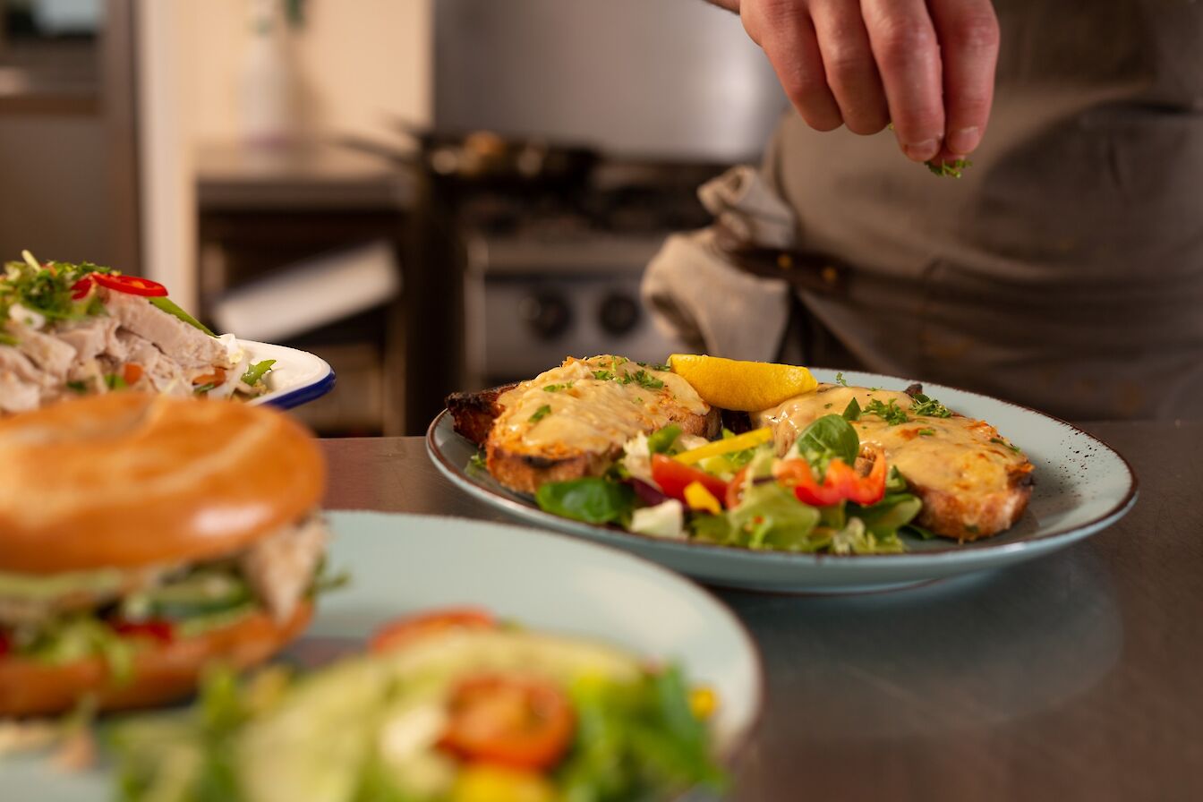 Some of the delicious dishes available at the Waterside, the new home of Beiting & Brew