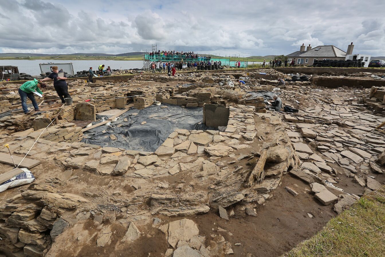 Work underway at the Ness of Brodgar