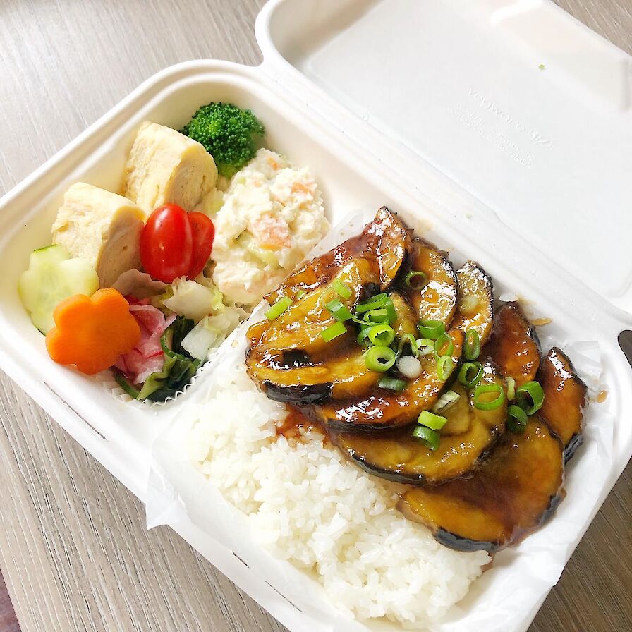 Takeaway dish from Orkney's Sakura Kitchen