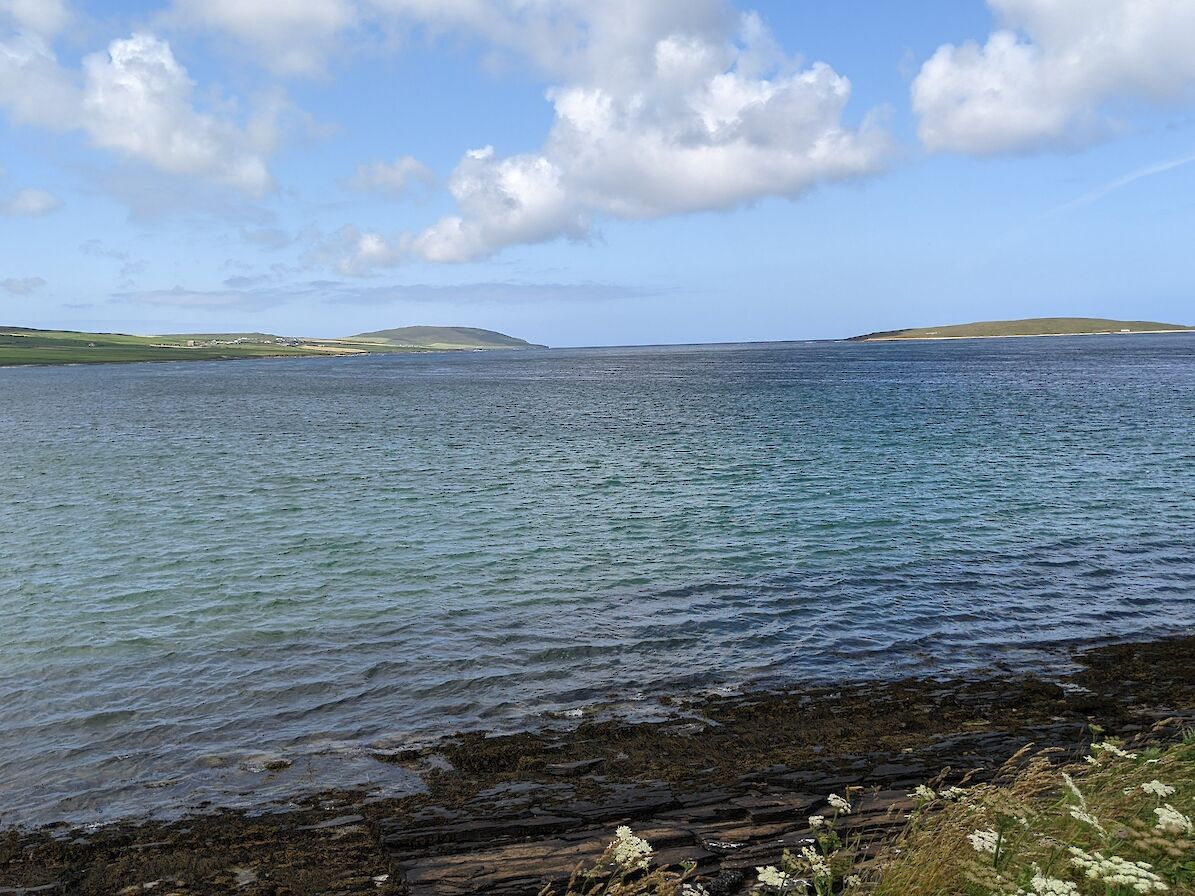 Eynhallow Sound from the Broch of Gurness - image by David Weinczok