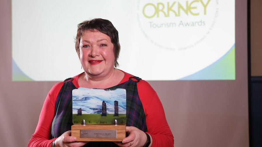 Rena Johnston, winner of Best Employee of the Year