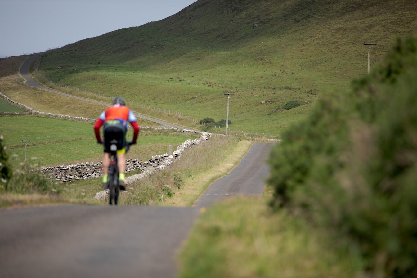 Cycling in Rousay, Orkney