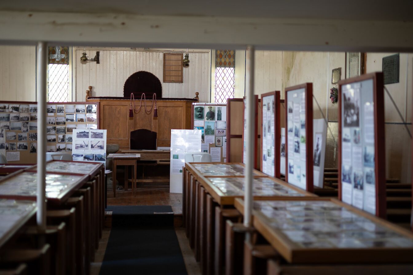 Inside the North Ronaldsay Archives, Orkney