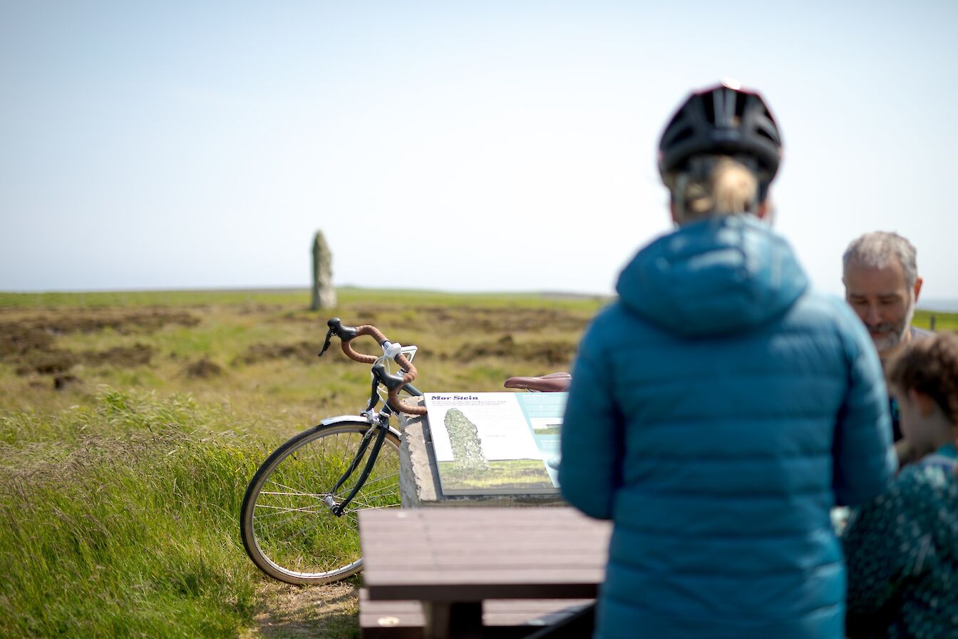 Cycling in Shapinsay, Orkney