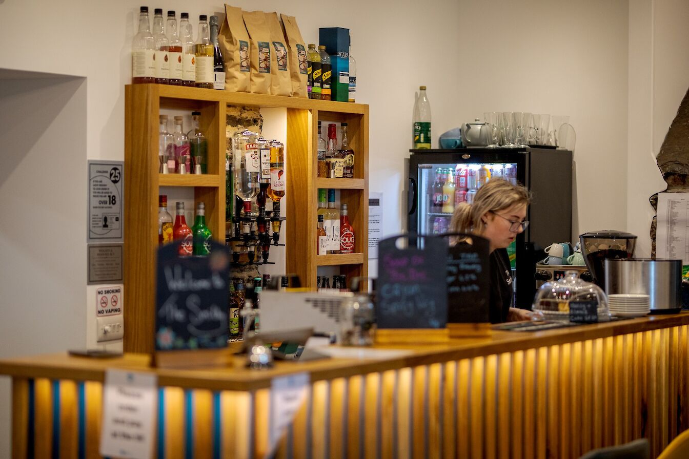 Inside the Smithy Cafe & Restaurant, Shapinsay, Orkney