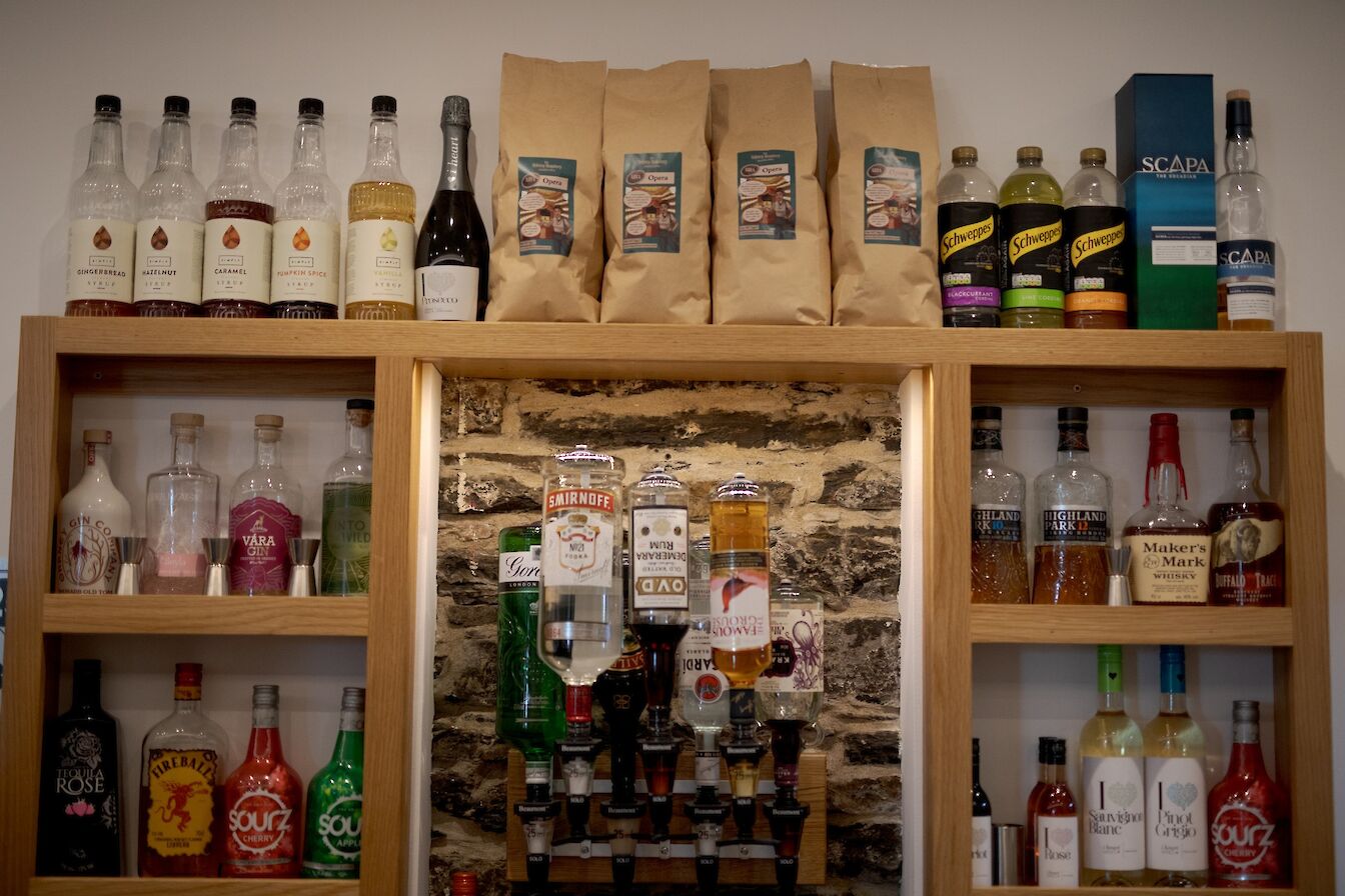 Inside the Smithy Cafe & Restaurant, Shapinsay, Orkney