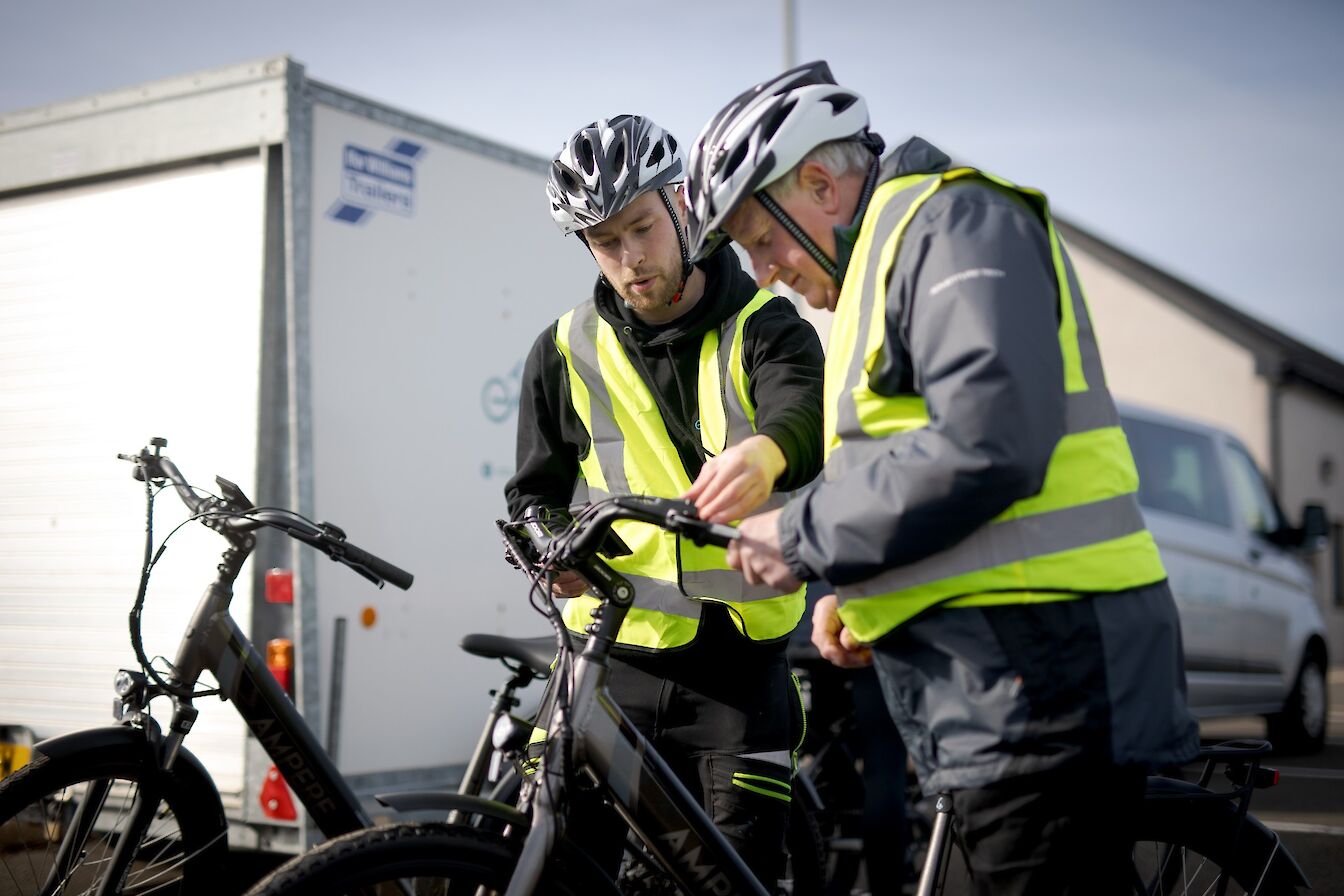 Introduction to E-tour Orkney's E-bikes