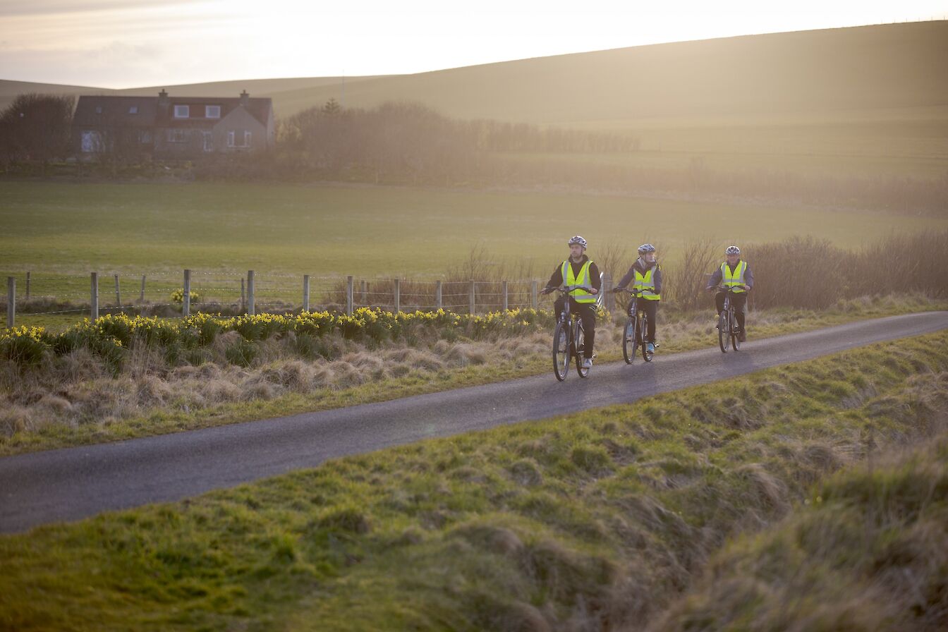 E-tour Orkney guided ride in Birsay, Orkney