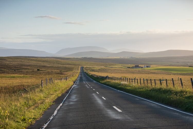 View along Hobbister, Orkney