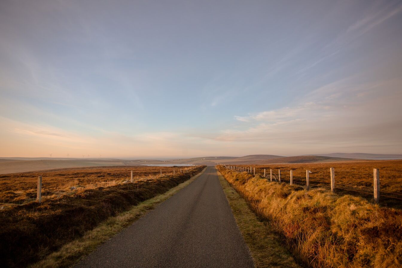 Sunset in Eday, Orkney