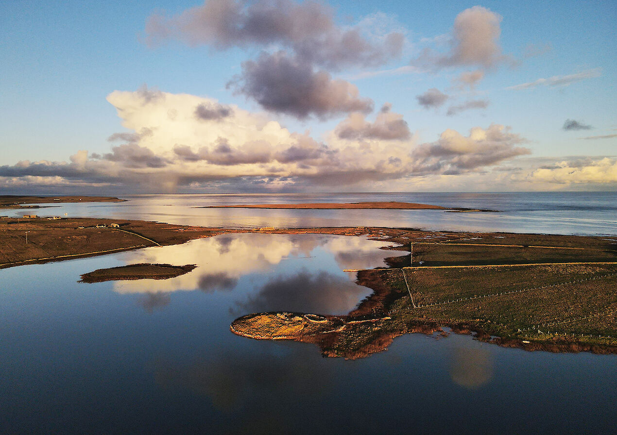 St Tredwell's Loch & Chapel, Papa Westray, Orkney - image by Jonathan Ford