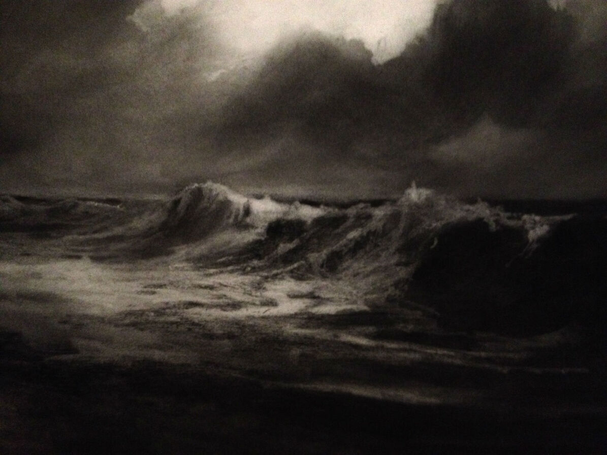 Yesterdays Storm - charcoal - online at scotlandart.com