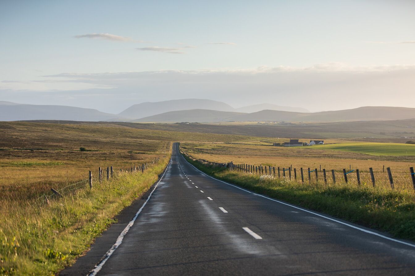 View along Hobbister, Orkney