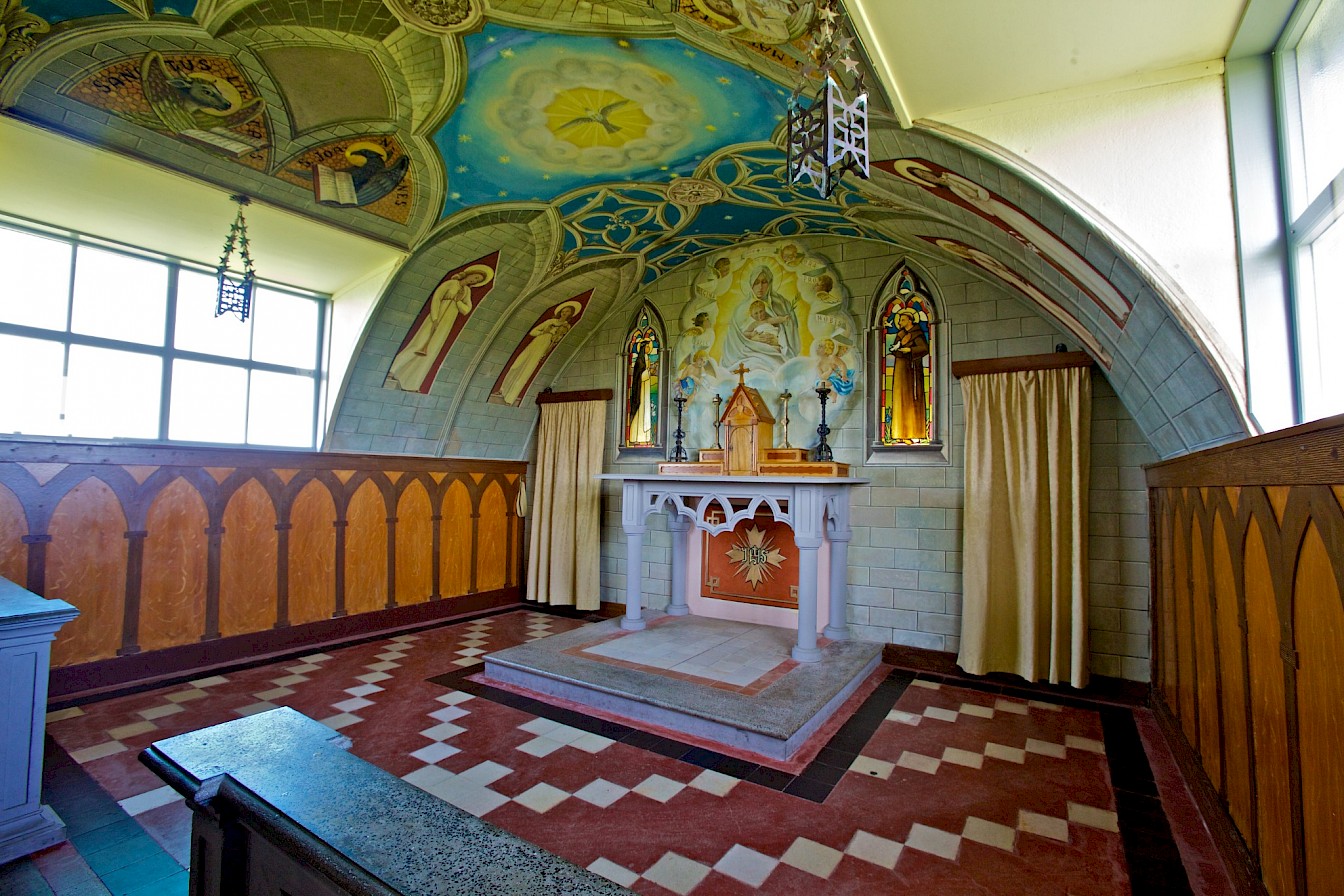 Inside the Italian Chapel, Orkney - image by Colin Keldie