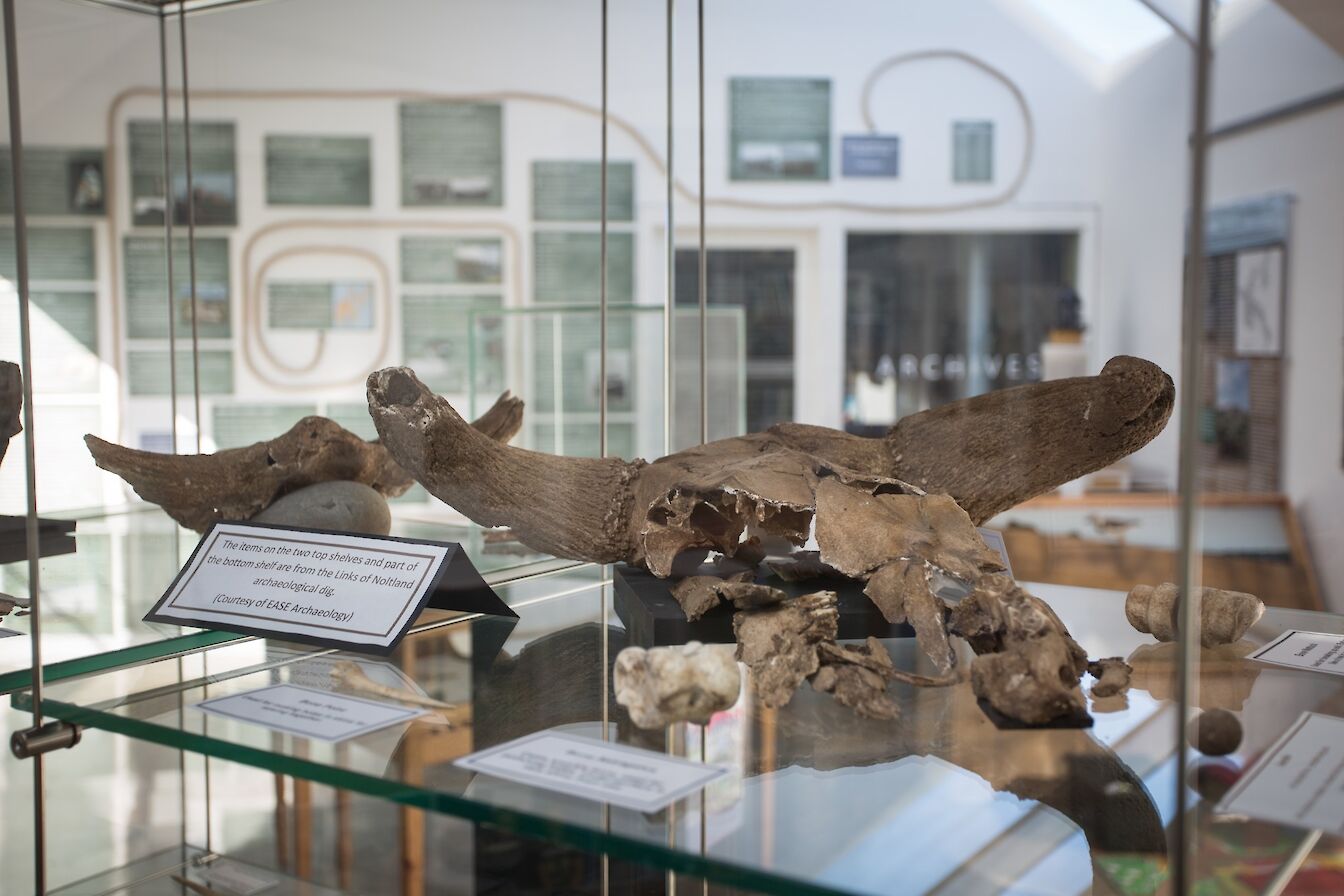 Inside Westray Heritage Centre