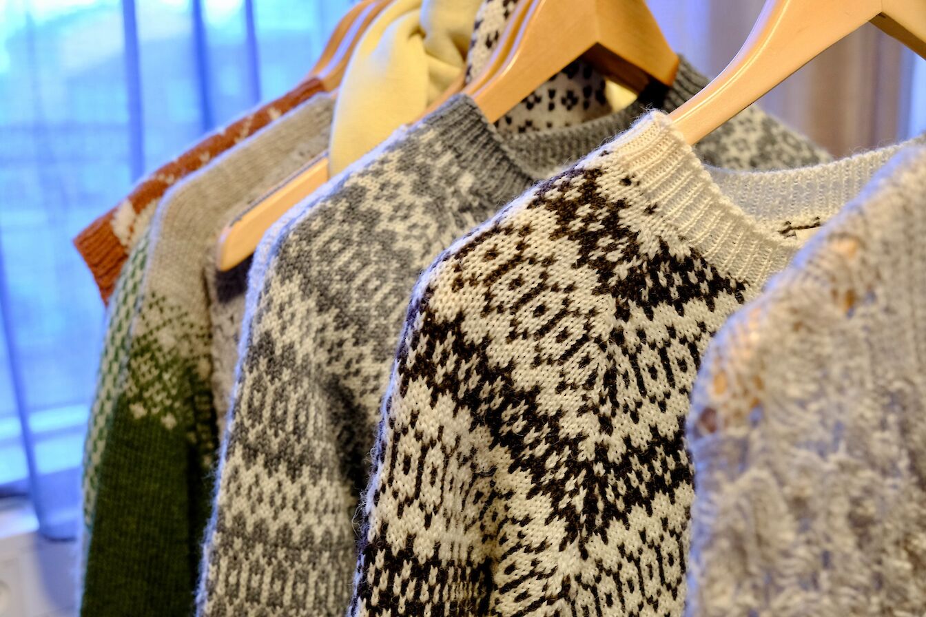 Faroese knitwear production by Dorthea Joensen