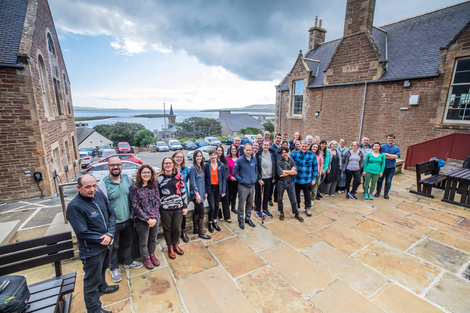 The ICNZ team from Orkney, Shetland, and the Outer Hebrides in Stromness, Orkney - image by Colin Keldie/EMEC