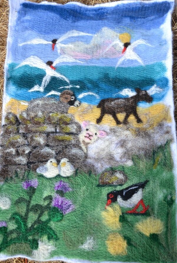 Helen Galland (Woolly Wally/Rinansay Weavings) - View from the Croft House Window