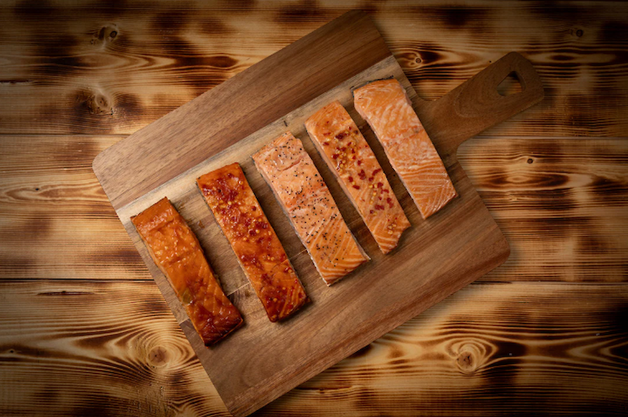 Hot Cured Smoked Salmon