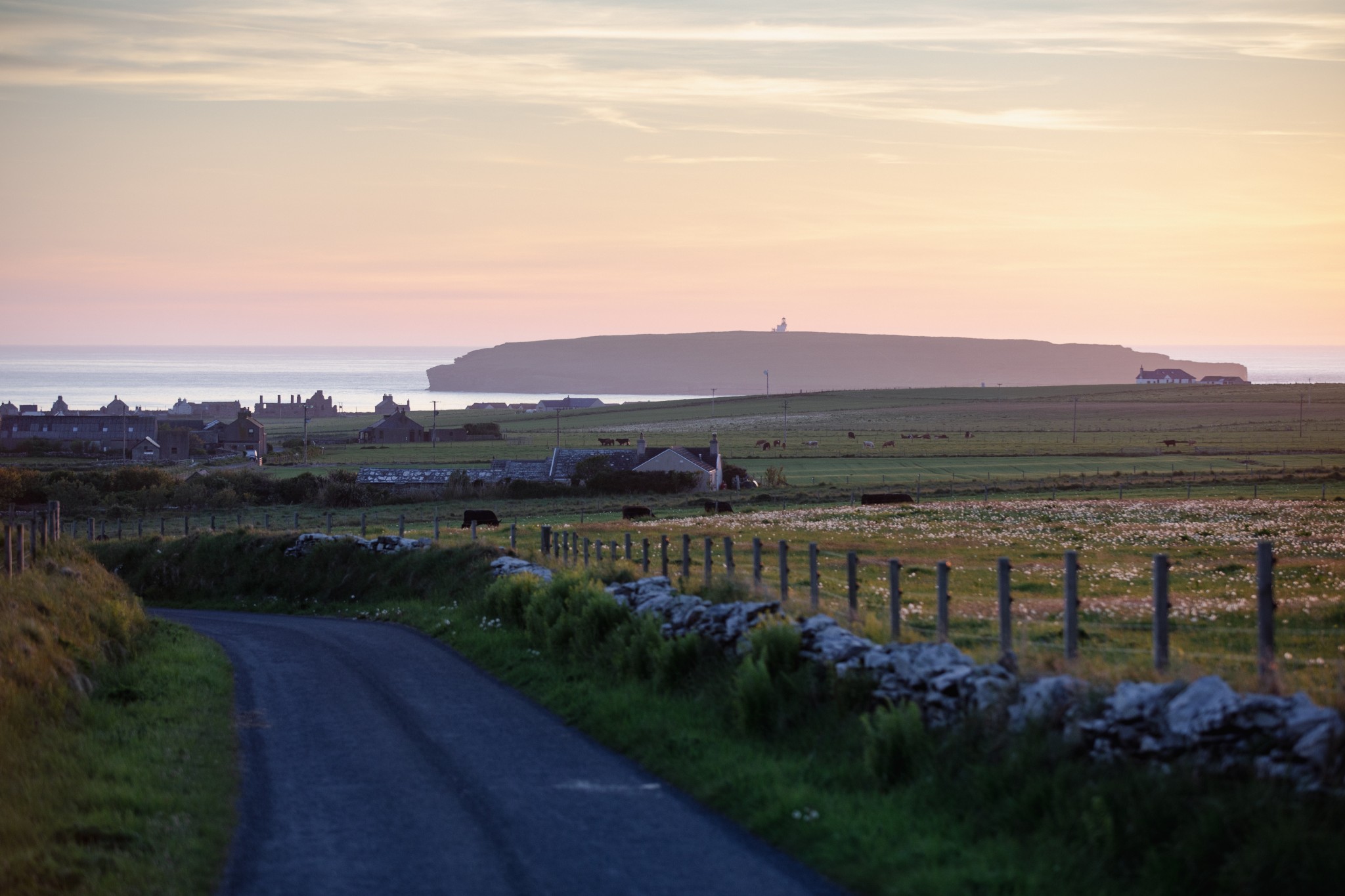 Spring sunset in Birsay, Orkney