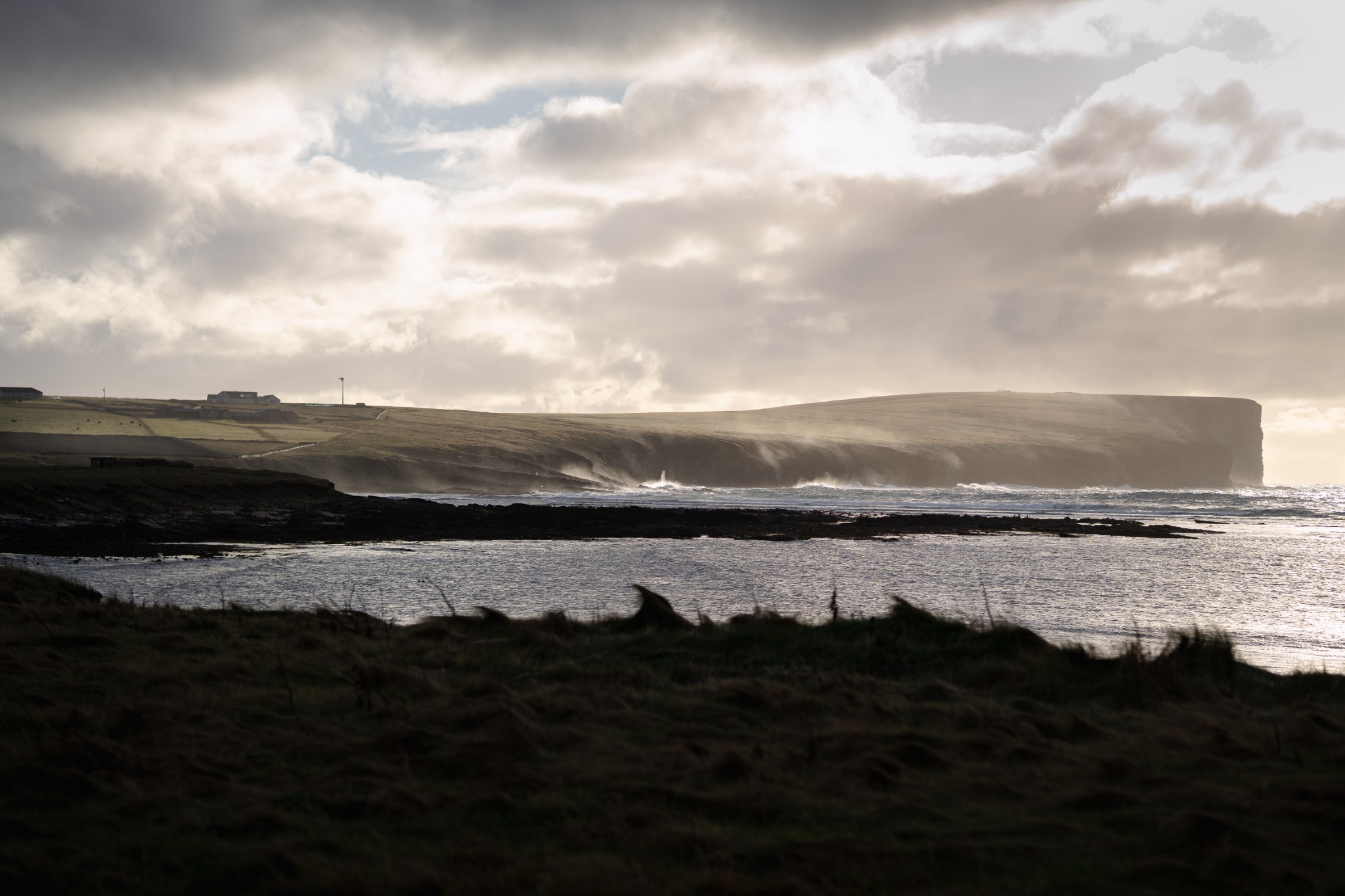 Sunlight on Marwick Head, Orkney