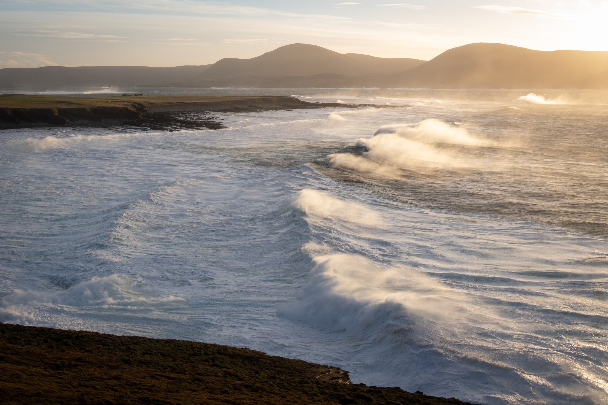 View over Billia Croo and Warebeth, Orkney