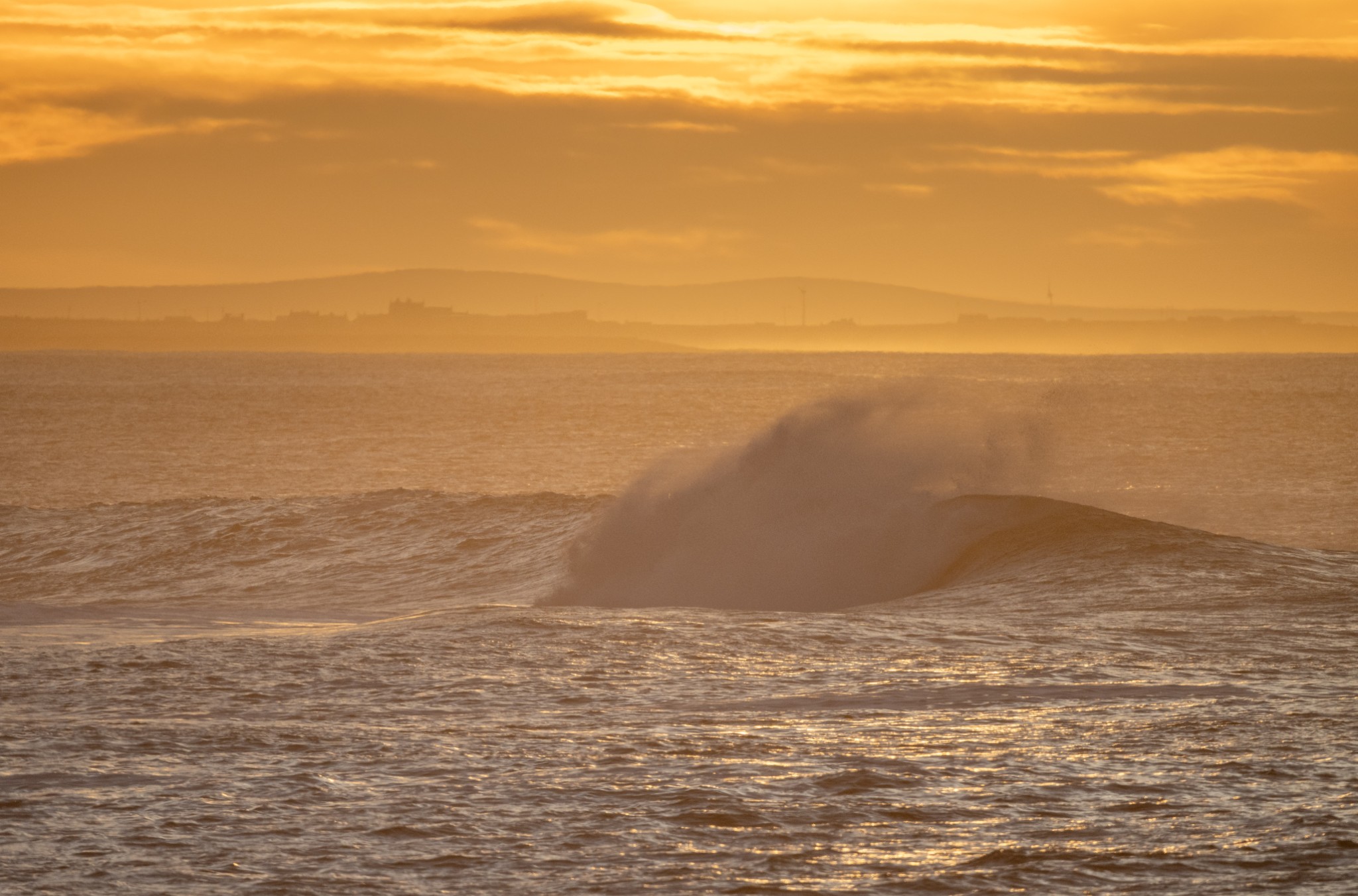North Ronaldsay waves - image by Raymond Besant
