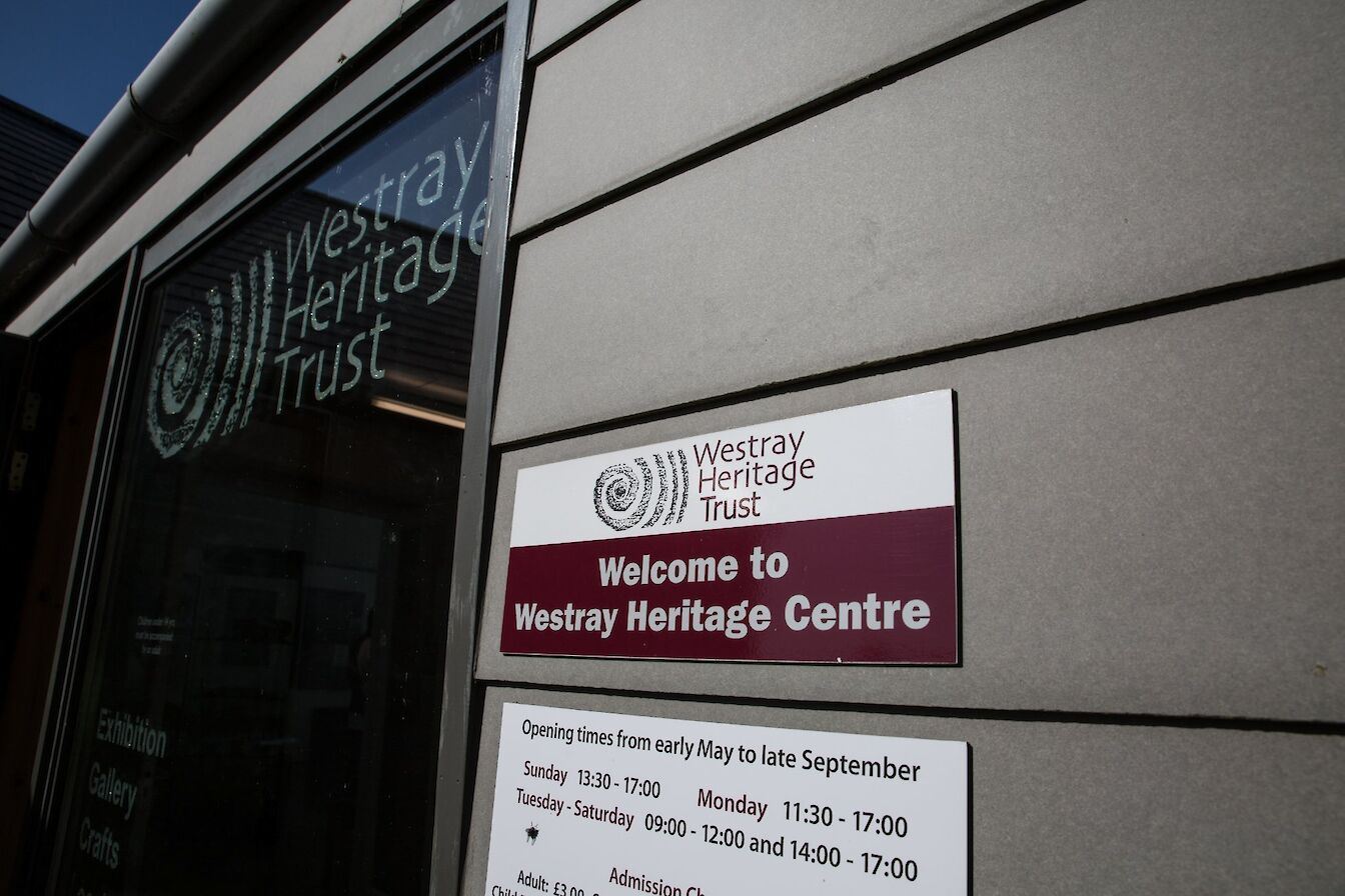 The excellent Westray Heritage Centre, Westray, Orkney