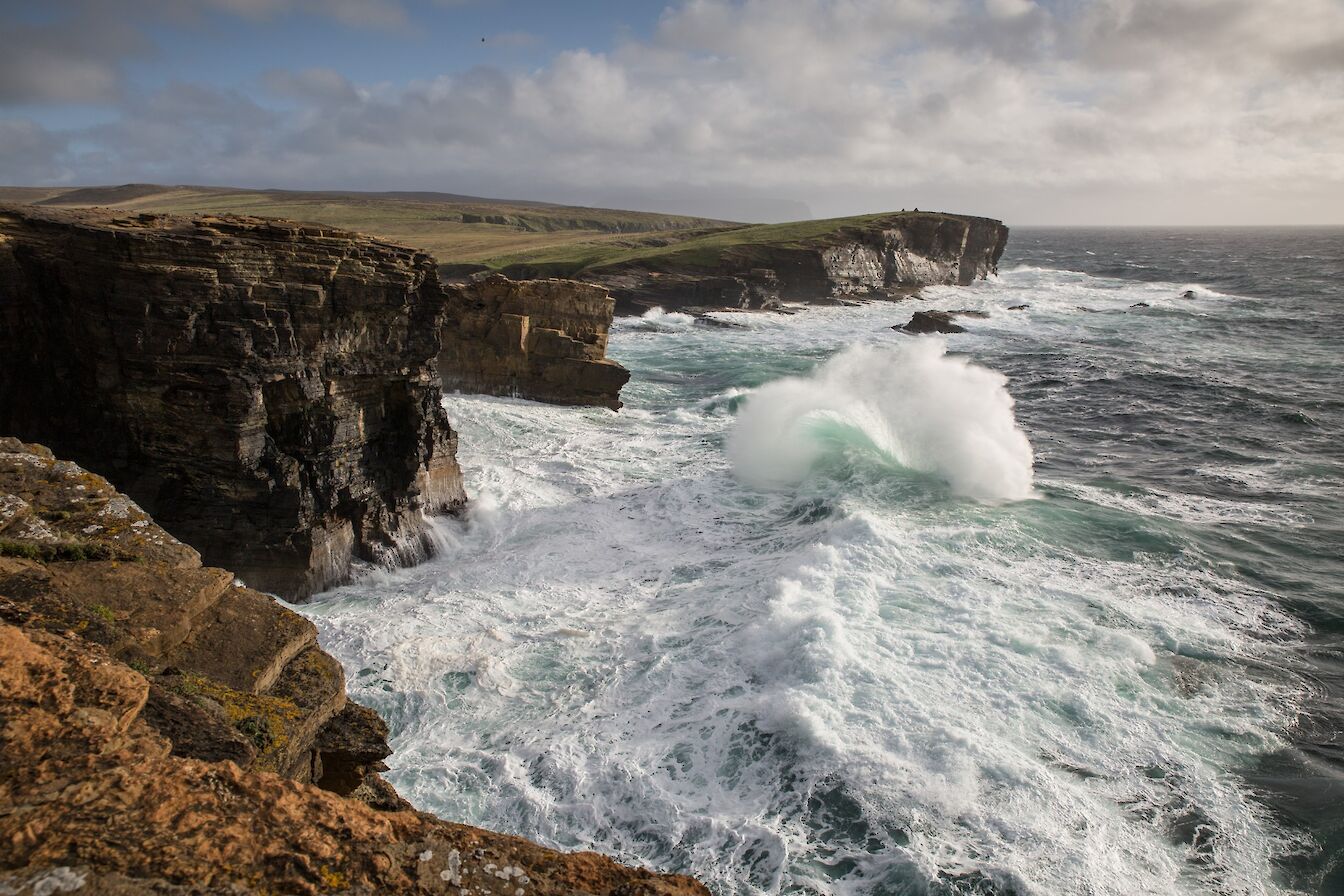 The view south at Yesnaby, Orkney