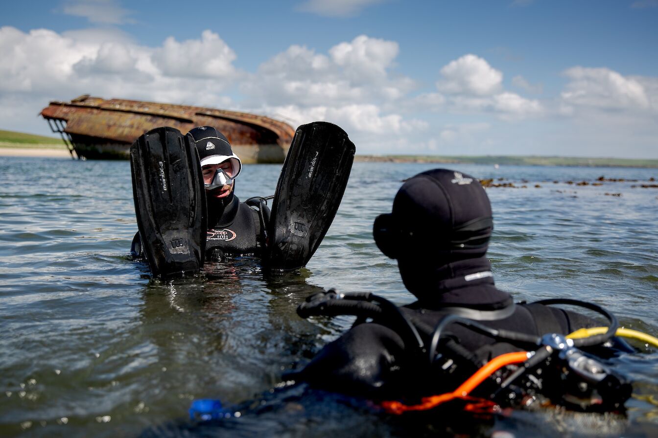 Try-a-dive at the Churchill Barriers with Kraken Diving