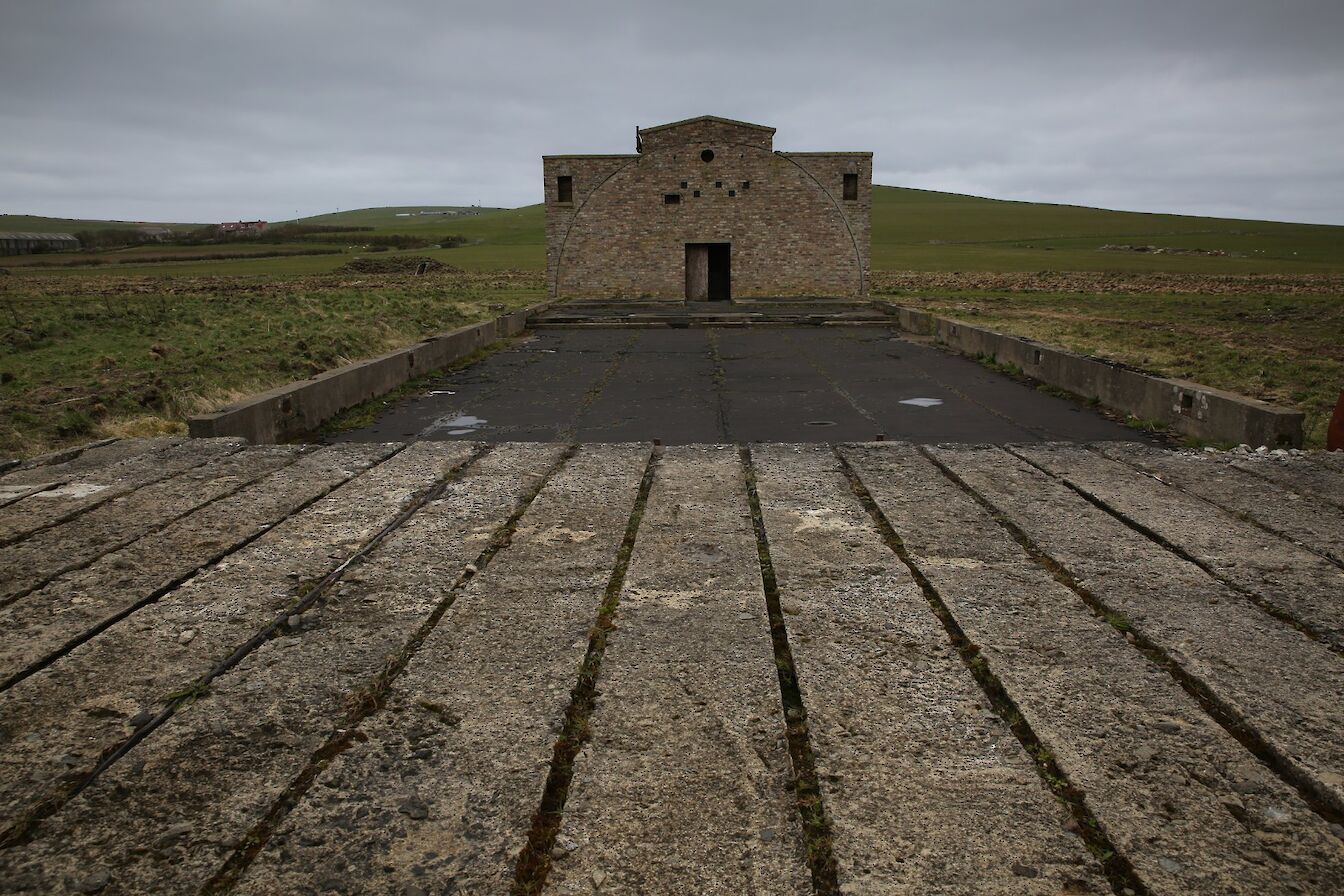 Part of the old buildings at HMS Tern, Orkney