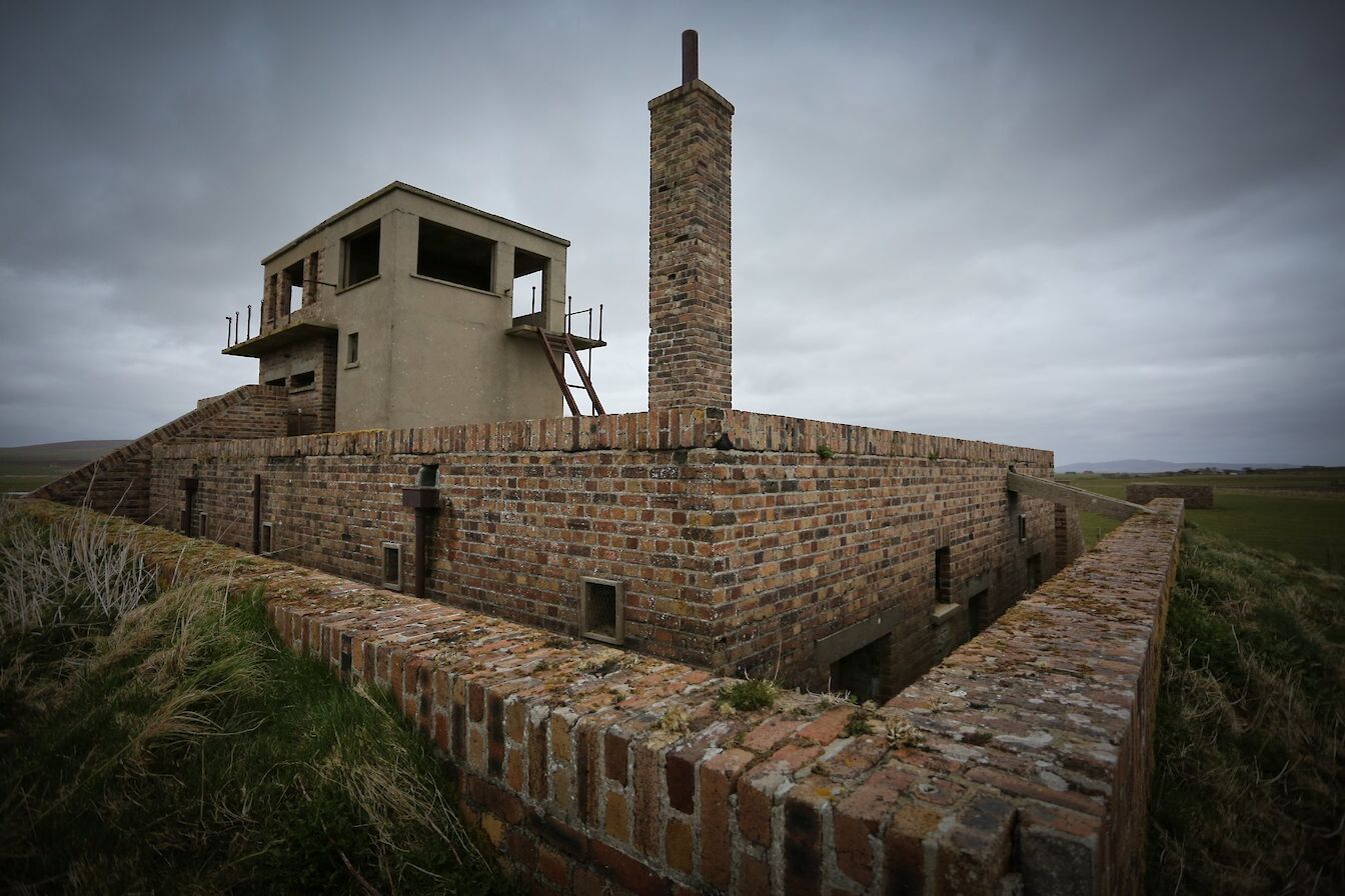 The former control tower at HMS Tern, Orkney